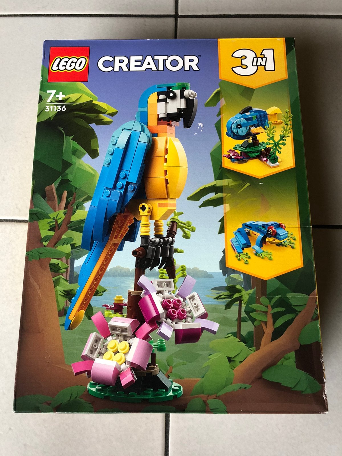 Lego 31136 papegaai creator 3 in 1 nieuw, Lego, Nieuw, Ophalen of Verzenden, Compleet