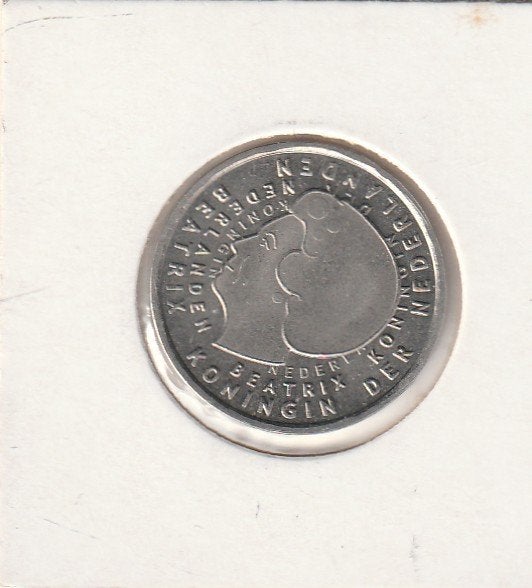 nederland munten 1 gld 2001, Ophalen of Verzenden, Koningin Beatrix, 1 gulden, Losse munt