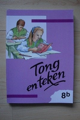TONG EN TEKEN boek 8b Taalmethode, Boeken, Ophalen of Verzenden, Gelezen, Overige niveaus, Nederlands