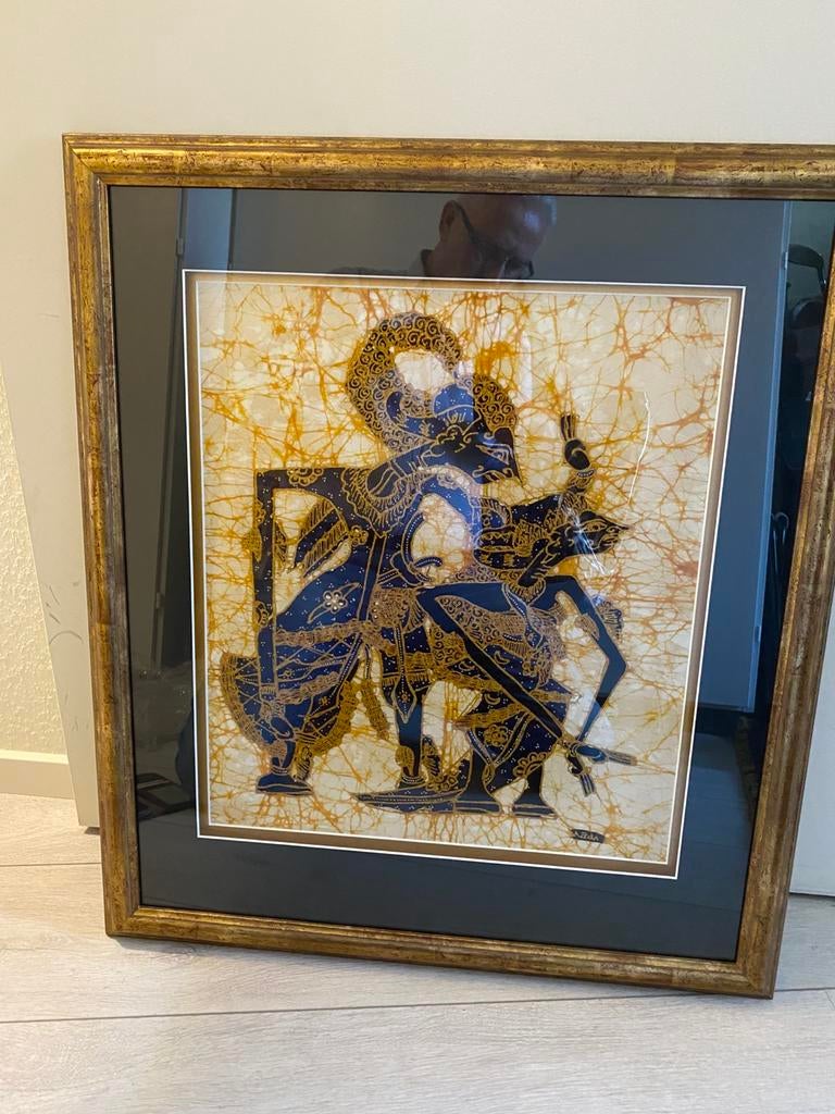 Handgeschilderd  schilderij, Antiek en Kunst, Ophalen