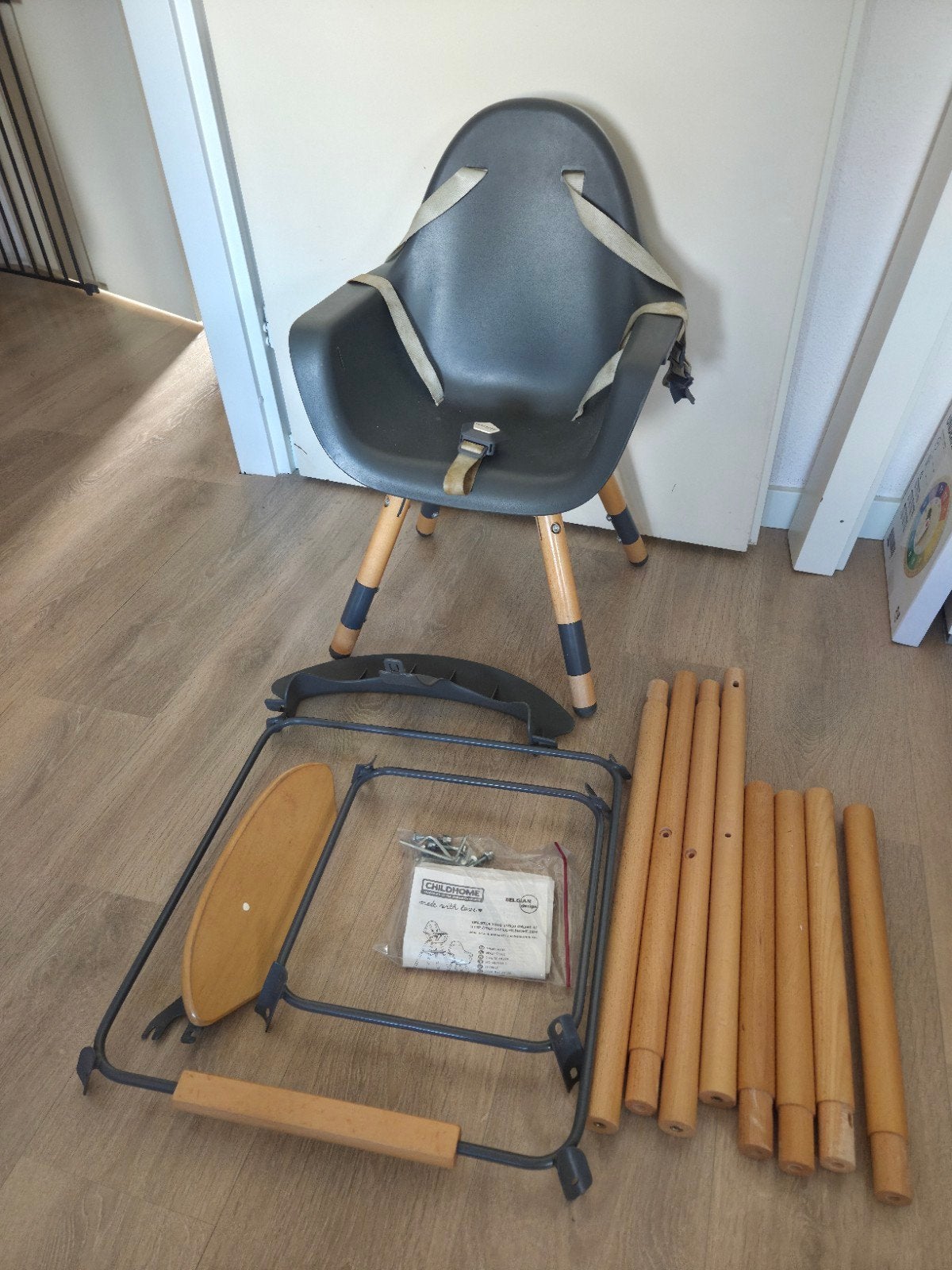 Childhome Evolu 2 meegroeistoel - 3 hoogtes, Kinderen en Baby's, Kinderstoelen, Ophalen, Gebruikt, Meegroeistoel
