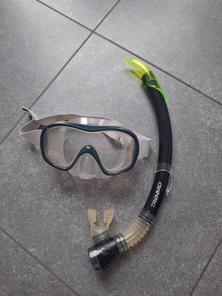 Duikbril + snorkel Decathlon, Ophalen of Verzenden, Zo goed als nieuw, Duikbril of Snorkel