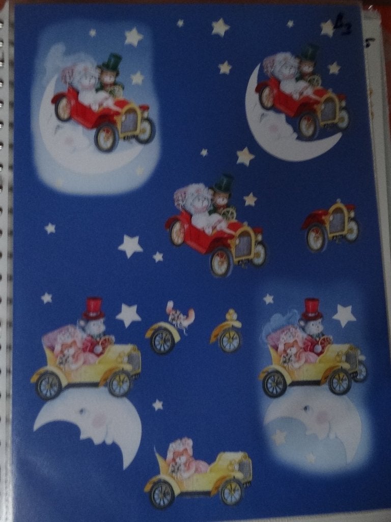 B3 knipvel bruiloft beertjes in auto, Ophalen of Verzenden, Nieuw, Overige thema's, Knipvel