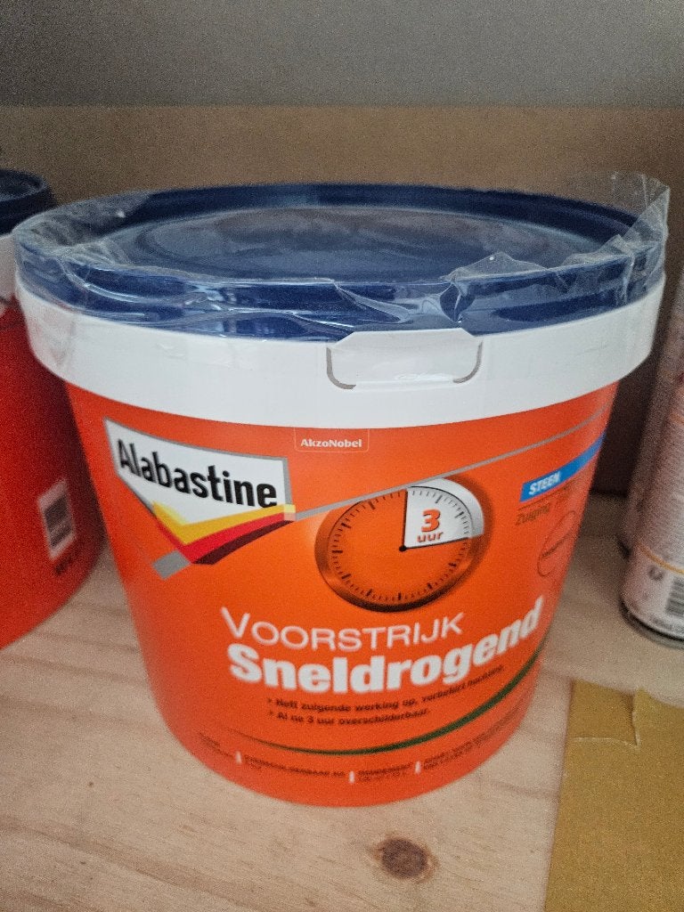 Alabastine voorstrijk sneldrogend, Overige kleuren, Nieuw, Ophalen of Verzenden, Verf