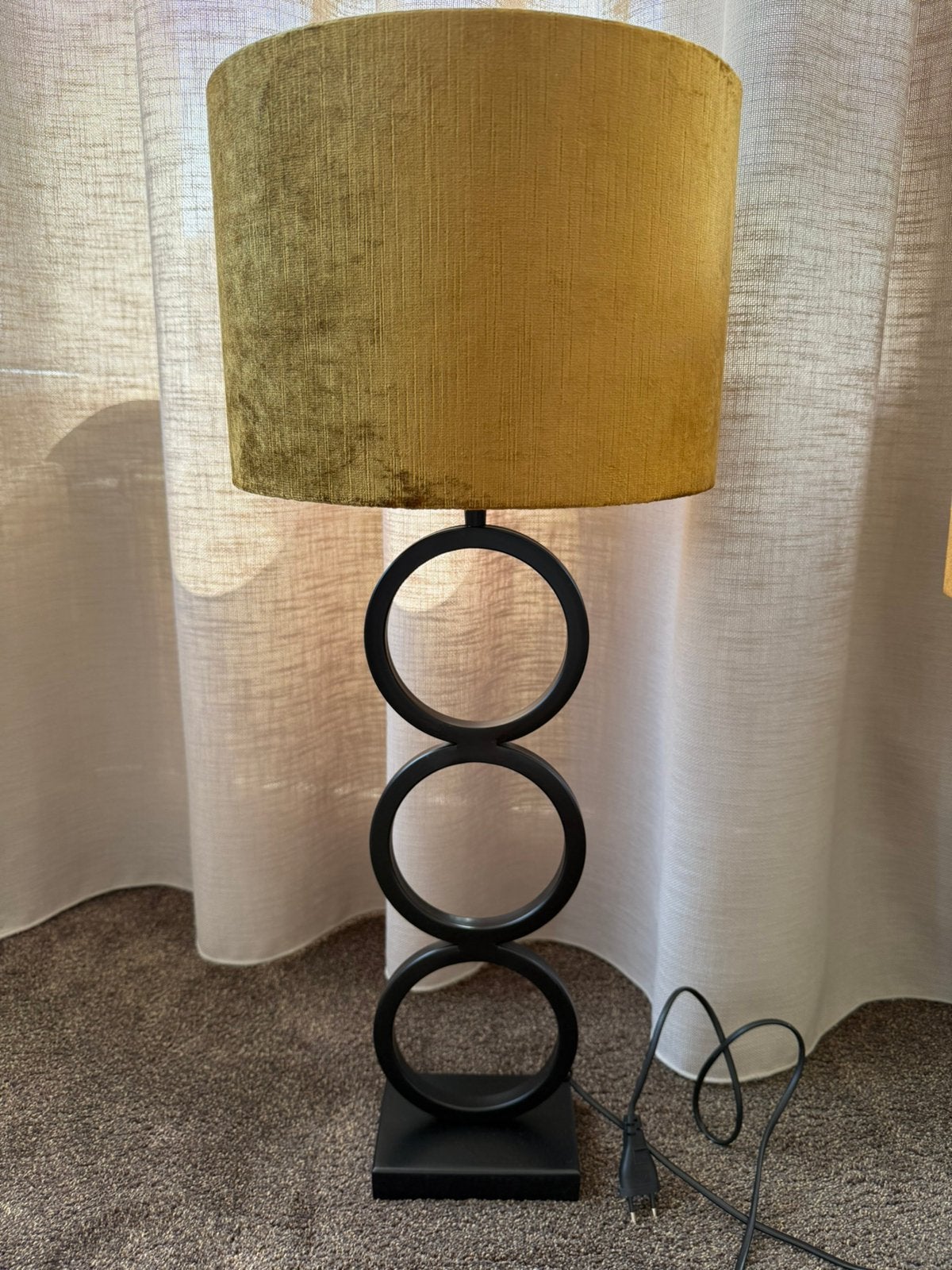 Light en living lamp, Huis en Inrichting, Lampen | Vloerlampen, Ophalen, Zo goed als nieuw, Minder dan 100 cm