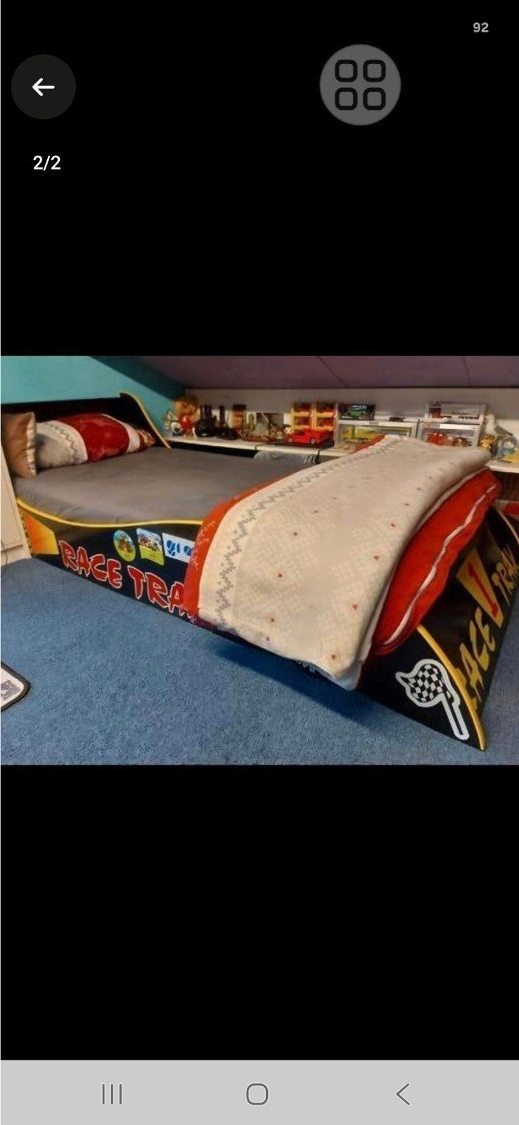 race bed, Ophalen, Gebruikt, 180 cm of meer, 85 tot 100 cm