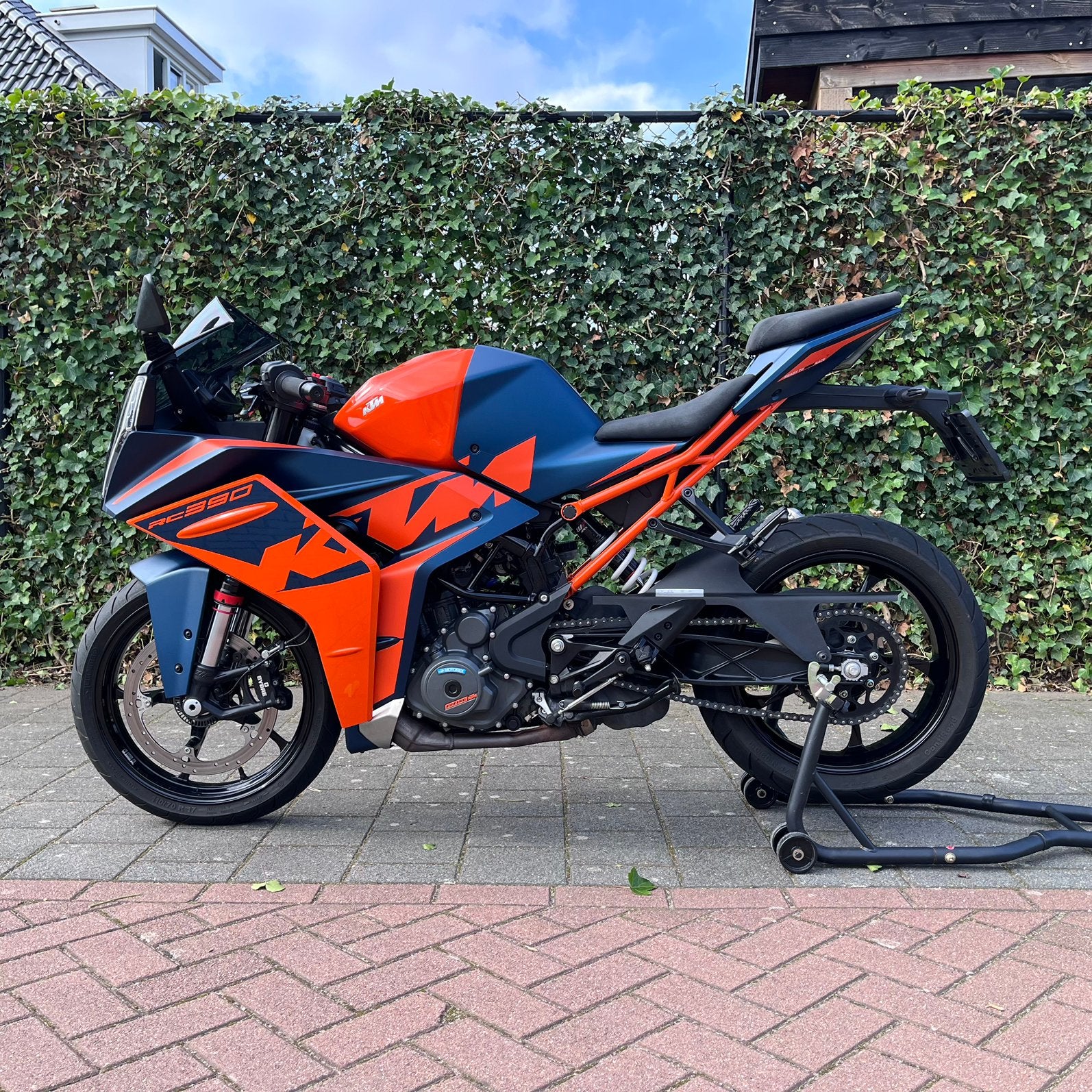 KTM RC 390 A2 Nieuwstaat Quickshifter+ Garantie, Motoren, Occasion, Super Sport, Particulier, 373 cc