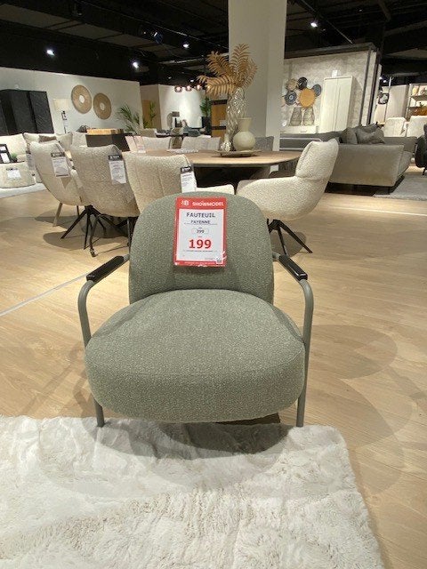 Fauteuil Fayenne, Ophalen, 75 tot 100 cm, Zo goed als nieuw, Stof