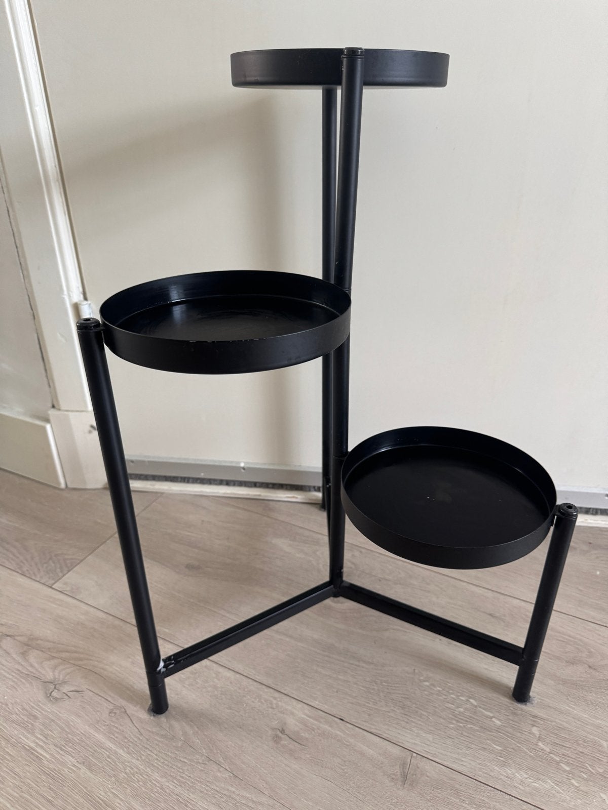 IKEA Olivblad plantenstandaard - zo goed als nieuw, Ophalen, Zwart, Zo goed als nieuw, Metaal