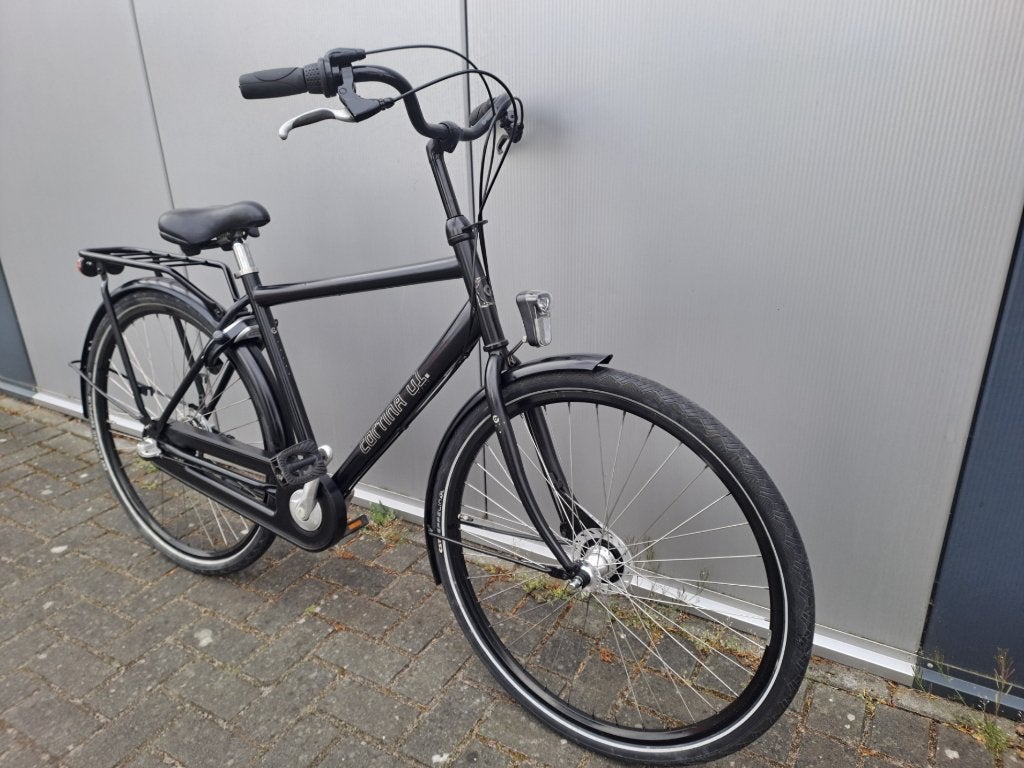 28 inch Cortina(U1) jongens fiets/57cm, Fietsen en Brommers, Fietsen | Jongens, Versnellingen, Zo goed als nieuw, Cortina U1, Trommelrem