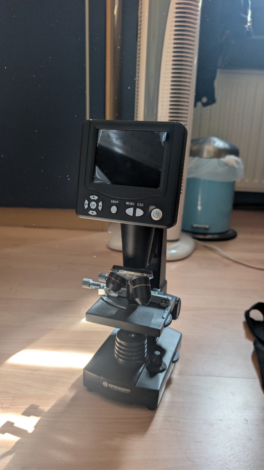 Bresser lcd microscoop te koop, Ophalen of Verzenden, Zo goed als nieuw, 1000x of meer