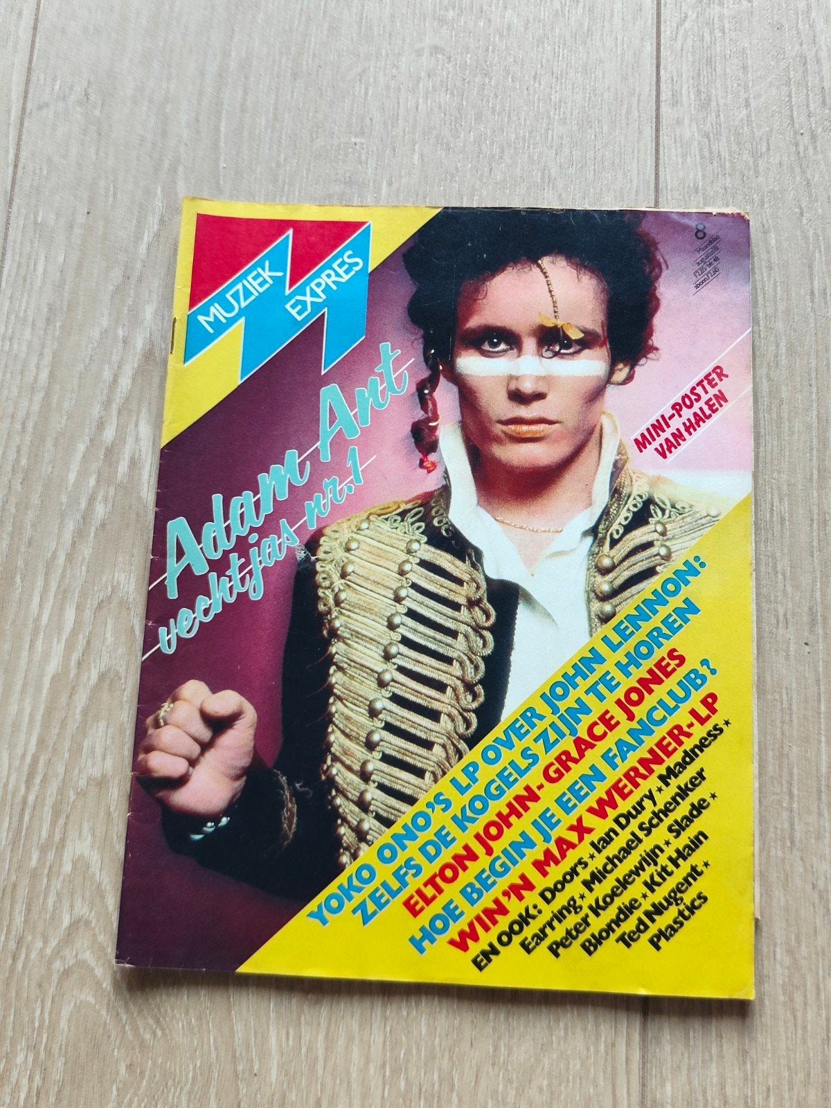Muziek Expres augustus 1981, Verzamelen, Tijdschriften, Kranten en Knipsels, Ophalen of Verzenden, 1980 tot heden, Nederland, Tijdschrift