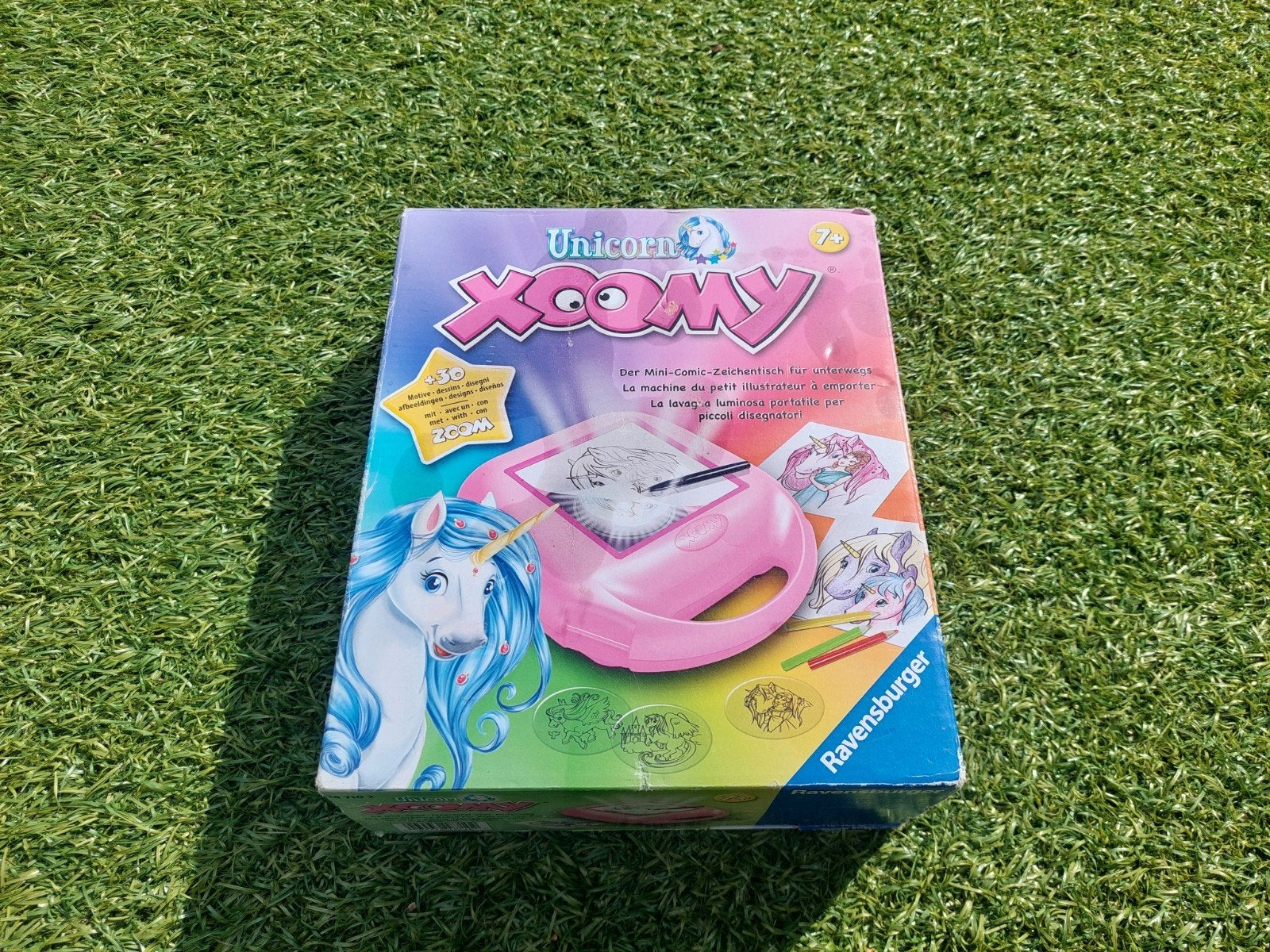 Leuke tekenkoffer voor onderweg met unicorn plaatjes, Kinderen en Baby's, Ophalen, Gebruikt, Knutselen