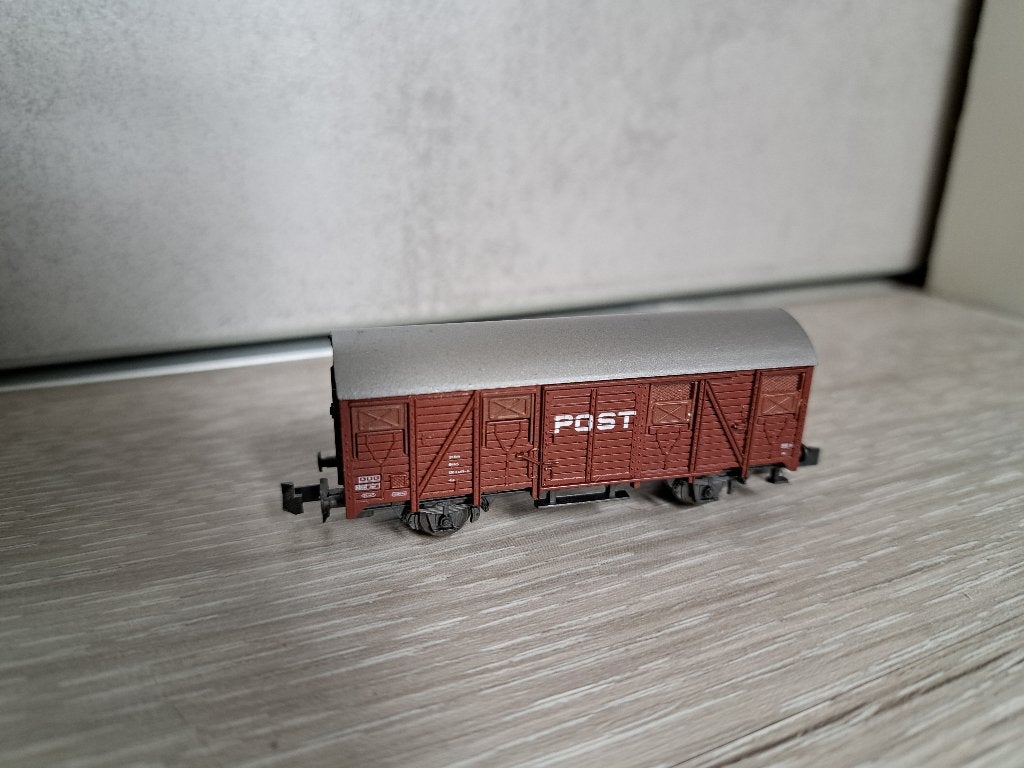 NS Gs 'POST' (Roco 2392B / 25077), Gebruikt, Gelijkstroom, Wagon, Ophalen of Verzenden