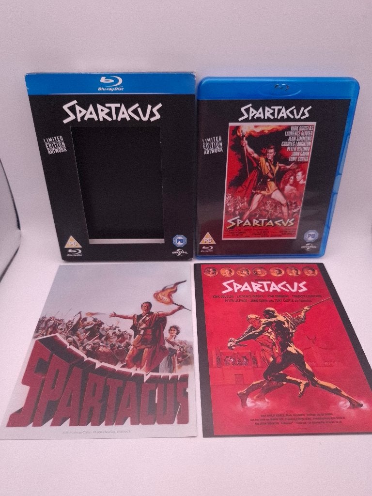 spartacus blu-ray, Cd's en Dvd's, Blu-ray, Inclusief art cards, Engels, Nederlands, Film