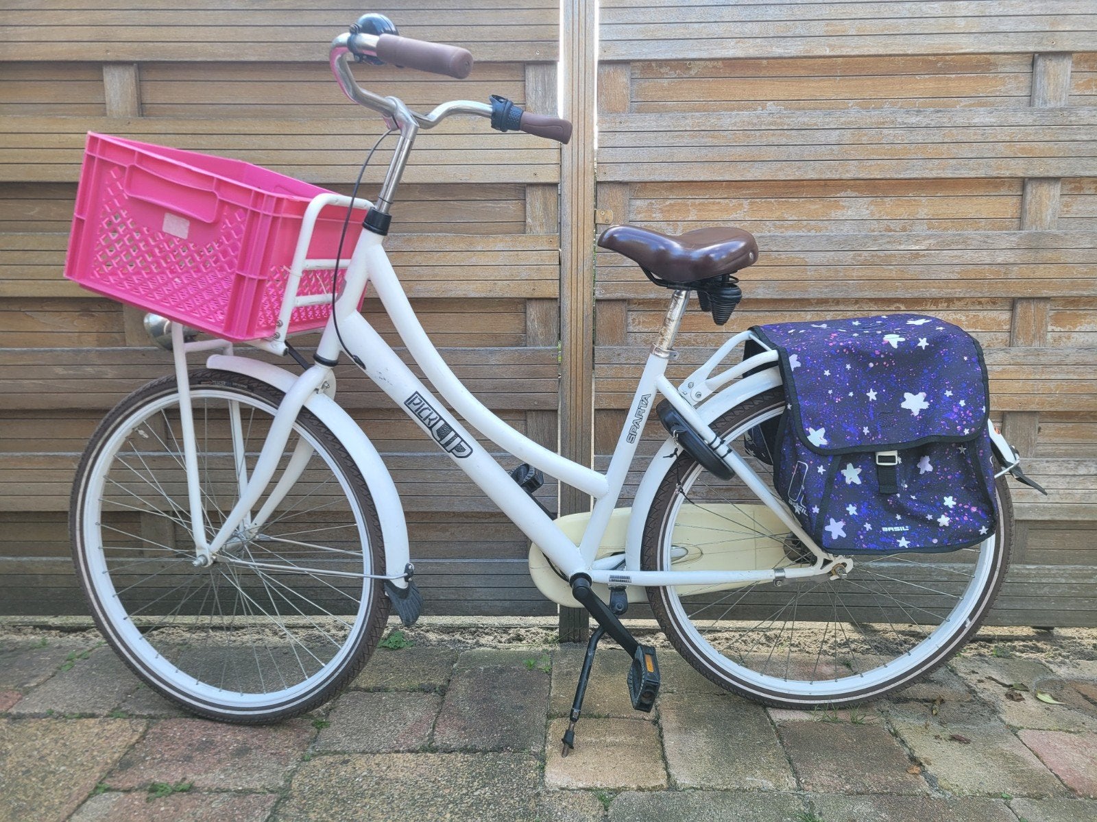 Meisjesfiets Popal Daily Dutch Basic 26 inch, Terugtraprem, Gebruikt, Versnellingen, Minder dan 47 cm