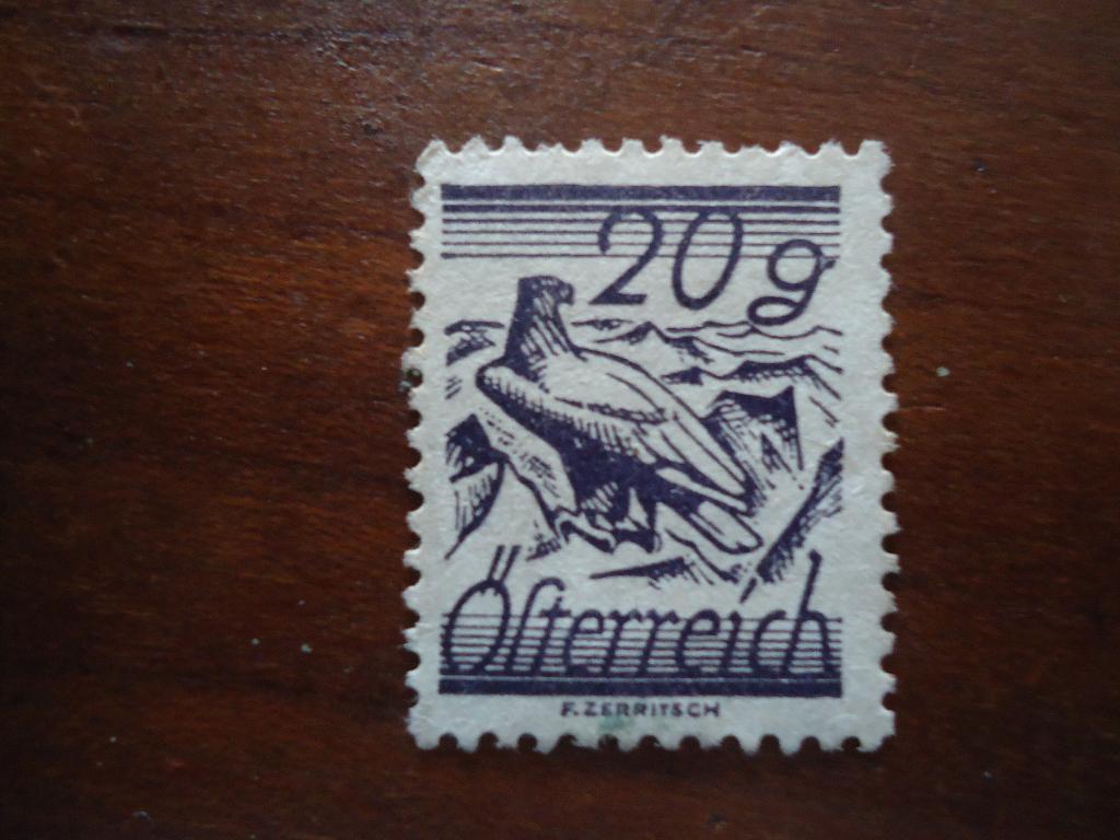 Vogel steen arend Oostenrijk 1925, mi. 459 postfris/ongebrui, Ophalen of Verzenden, Postfris, Dier of Natuur