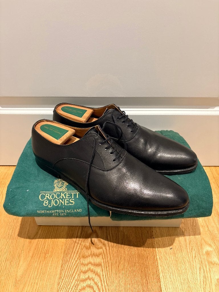 Crockett & Jones Oxford Shoes | UK 10.5 | (341), Verzenden, Zwart, Zo goed als nieuw, Crockett & Jones