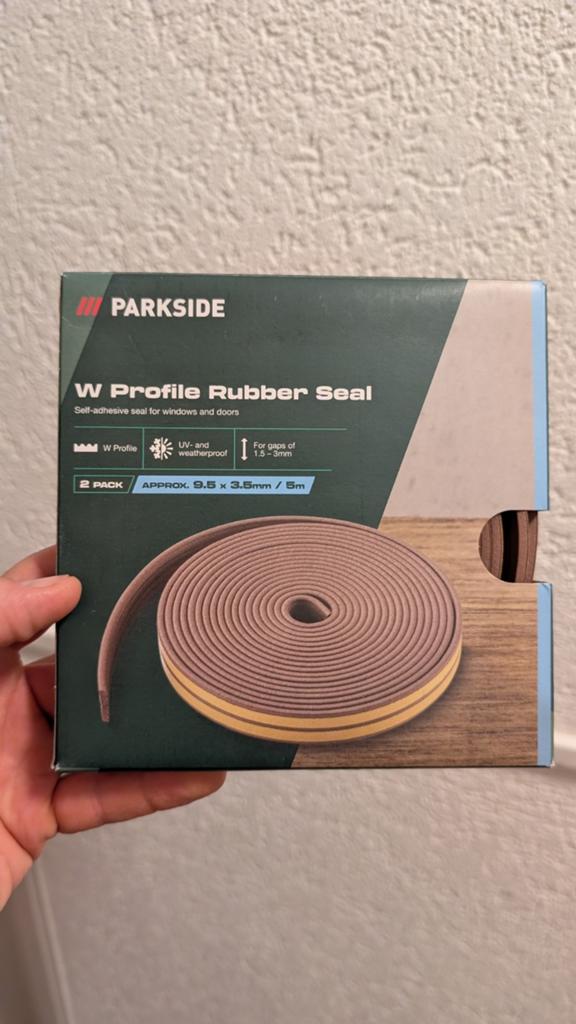 Parkside W Profiel Rubber Afdichting - Zelfklevend, Ophalen
