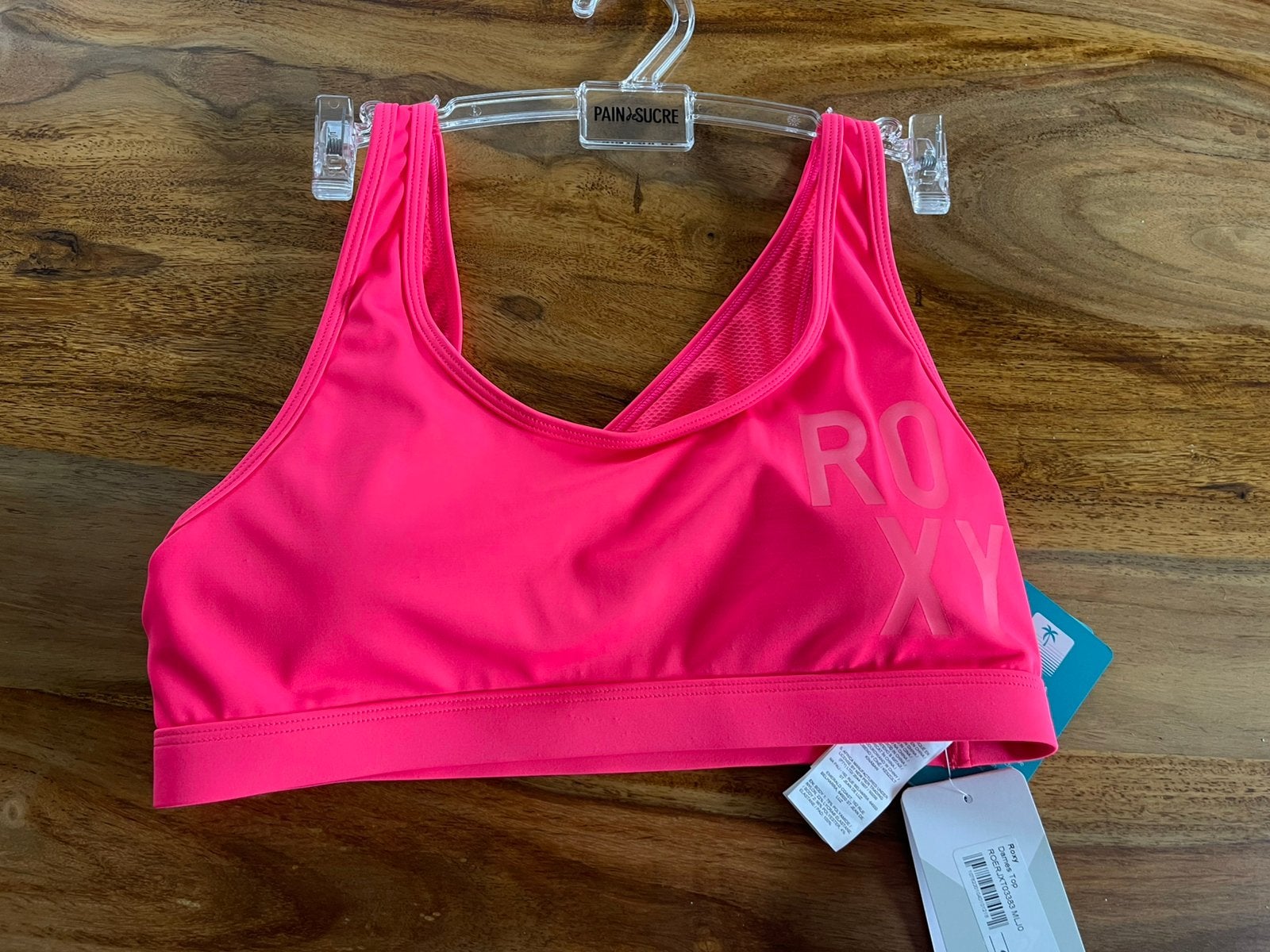 Roxy sport bikini top maat m, Verzenden, Nieuw, Roze, Overige typen