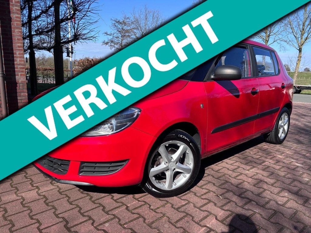 Skoda Fabia 1.2-12V Ambition, Auto's, Voorwielaandrijving, Euro 5, Stof, Zwart