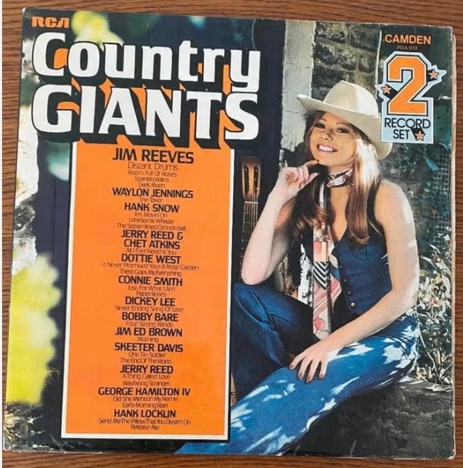 L10. LP Country Giants 2 Dubbel LP, Cd's en Dvd's, Ophalen of Verzenden, Zo goed als nieuw, 12 inch, Dubbel-LP