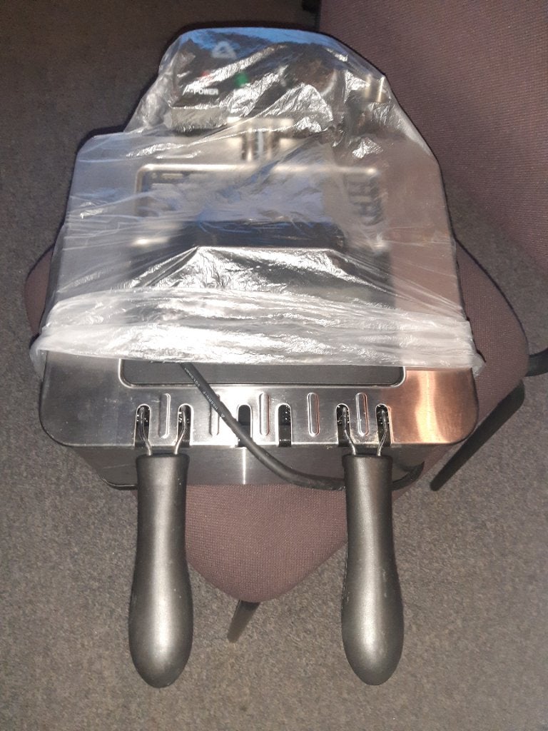 Nieuwe dubbele Frituurpan ,35 euro minimaal, aub., 4 liter of meer, Ophalen, Nieuw