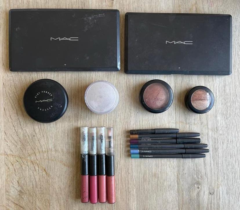 Grote MAC Make-up Collectie (oud, voor visagisten), Gebruikt, Overige kleuren, Gehele gezicht, Ophalen of Verzenden