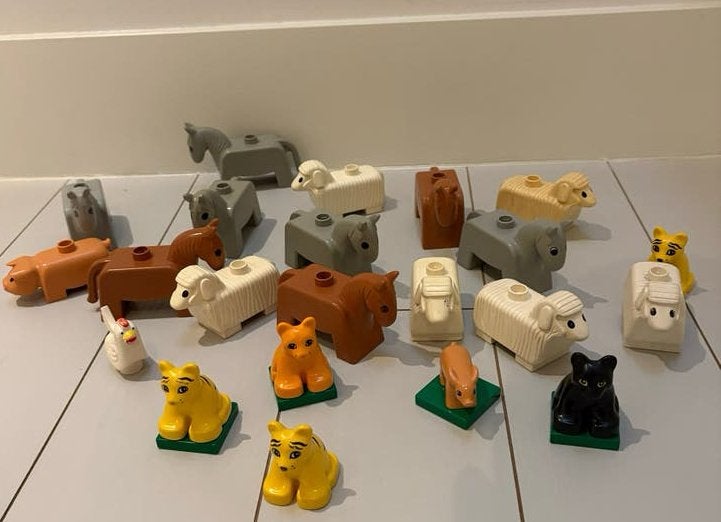 Duplo Vintage Dieren - Boerderij en Wilde Dieren Collectie, Ophalen of Verzenden, Gebruikt, Overige merken
