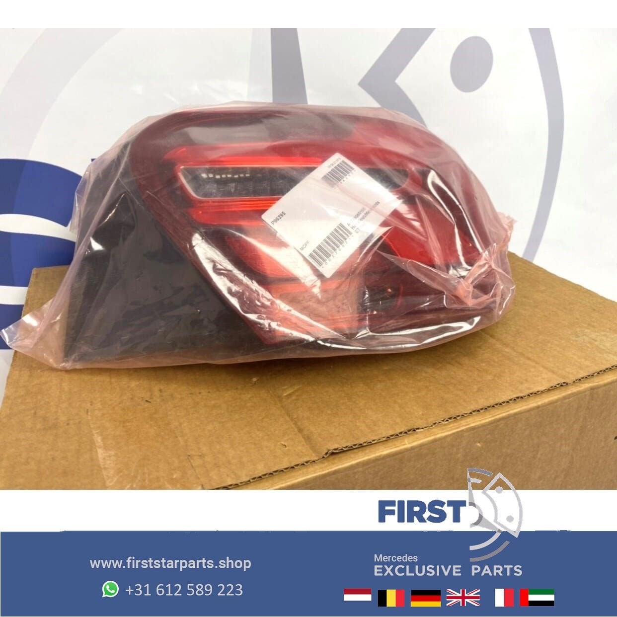 W176 Facelift achterlicht RECHTS VOL LED MB A Klasse 2013-20, Gebruikt, -, Ophalen of Verzenden, -