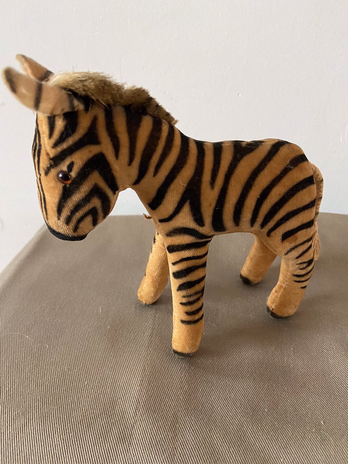 Steiff zebra, 6412, 12cm, Ophalen of Verzenden, Zo goed als nieuw, Overige typen, Steiff