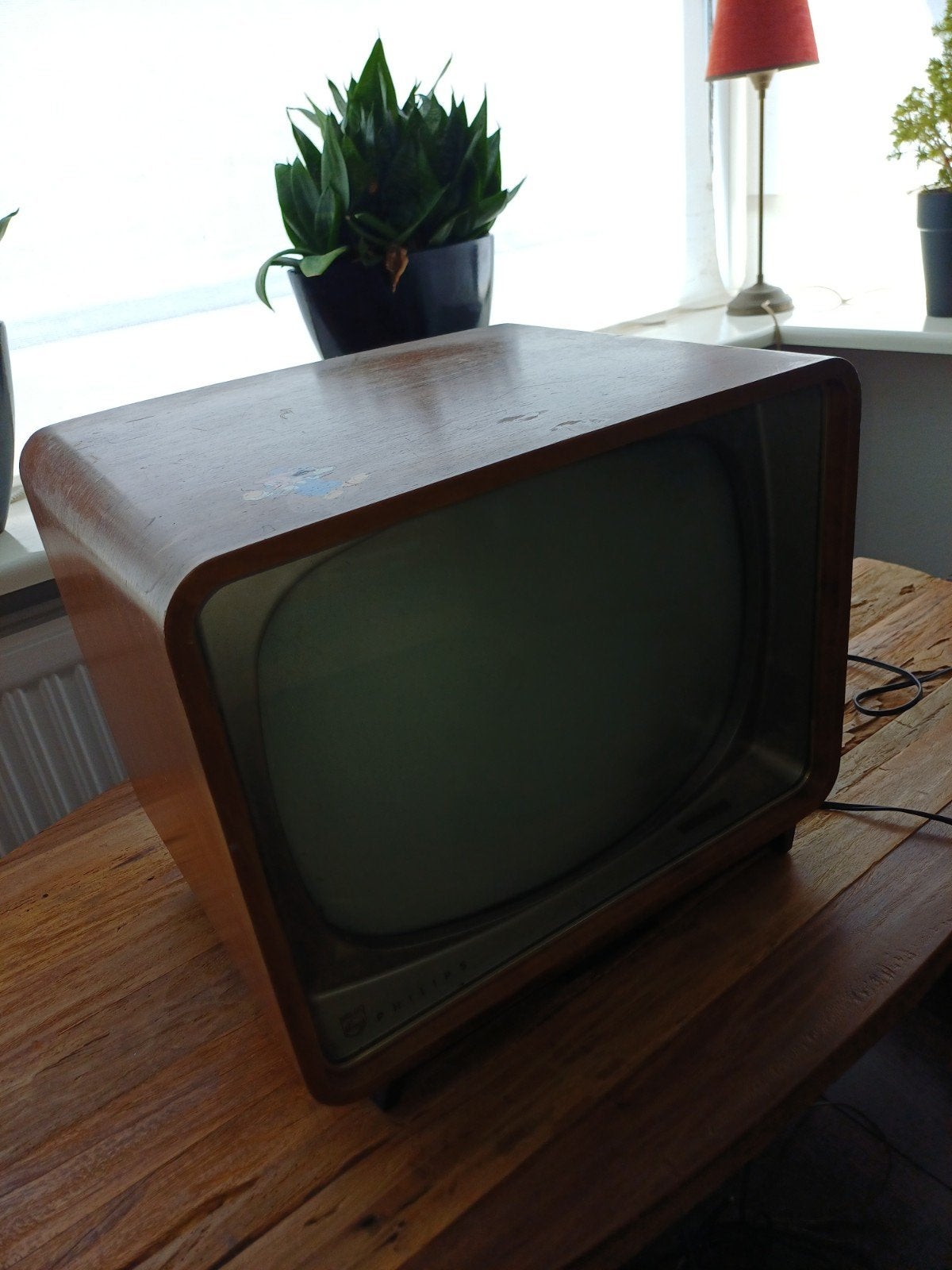 Vintage Philips TV - Jaren '50 buizen televisie, Audio, Tv en Foto, Ophalen, Gebruikt, Minder dan 40 cm, Philips