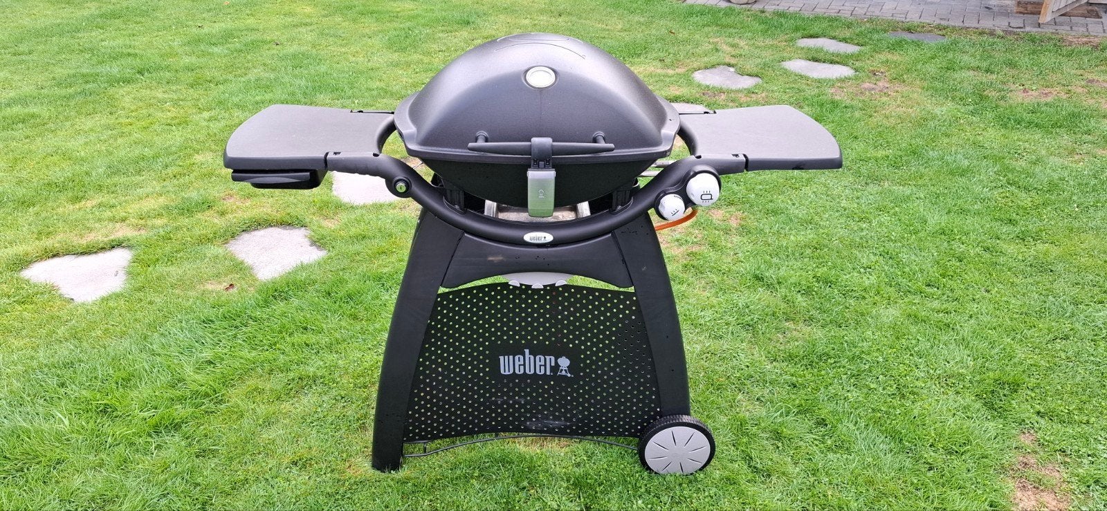 Weber Q3200 gasbarbecue met onderstel en afdekhoes, Ophalen, Gebruikt, Weber