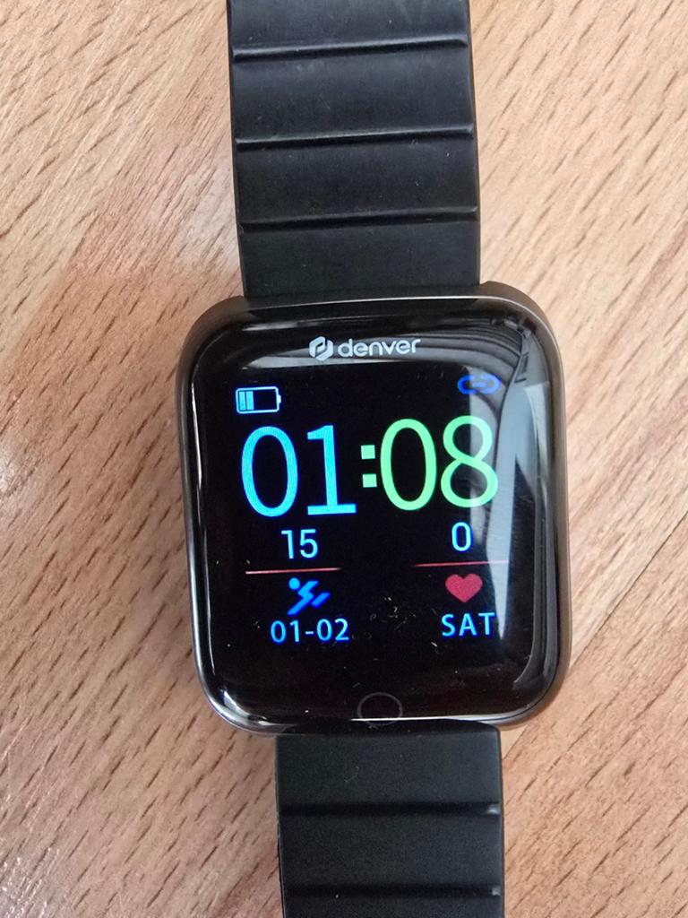 Denver Smartwatch - Gebruikt maar in prima staat, Gebruikt, Afstand, Zwart, Ophalen of Verzenden