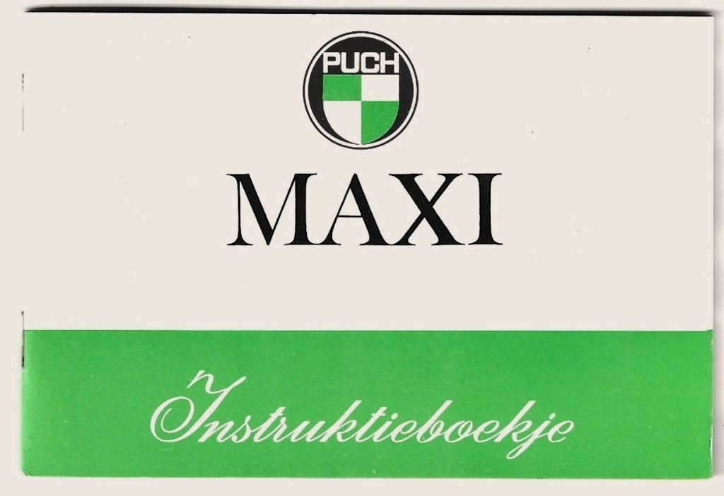 Puch Maxi één versnellingsautomaat (7463z) bromfiets, Fietsen en Brommers, Ophalen of Verzenden, Zo goed als nieuw