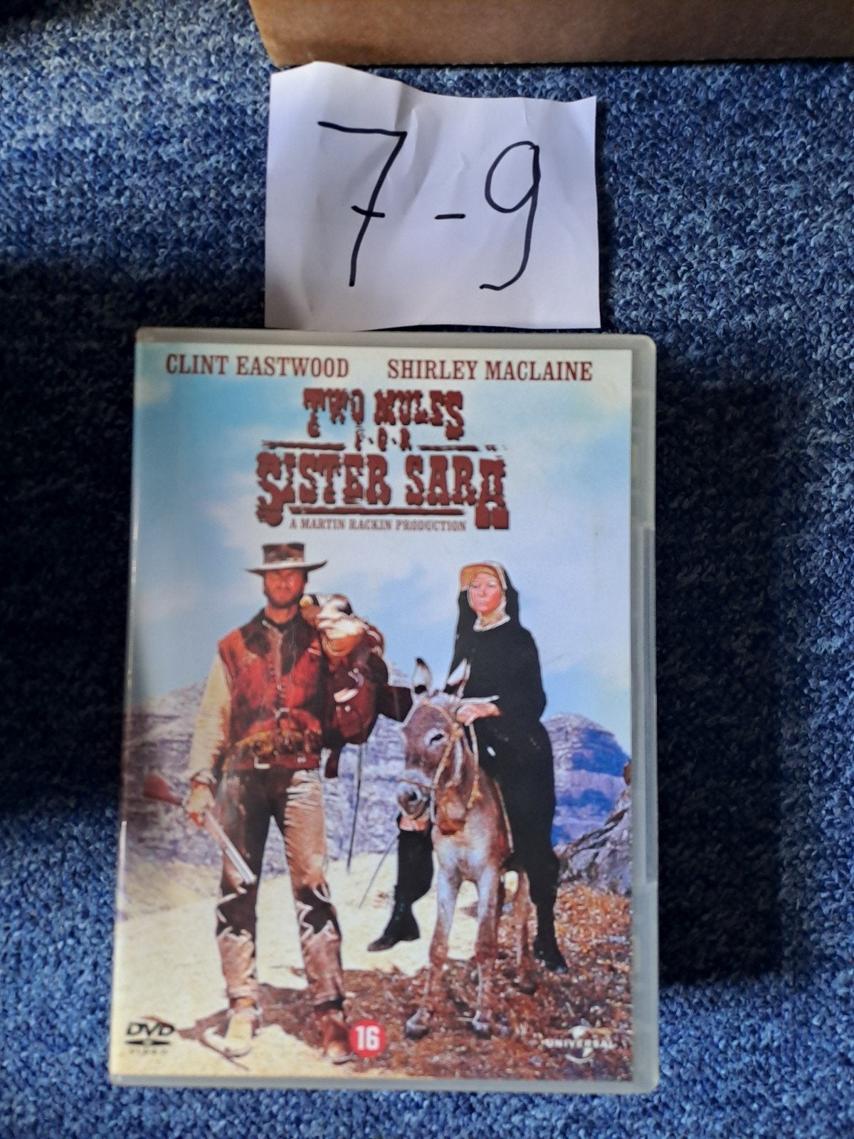Two Mules for Sister Sara DVD - Clint Eastwood, Vanaf 16 jaar, Ophalen of Verzenden, Gebruikt