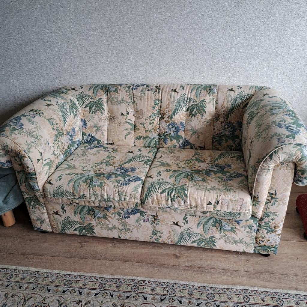 Gratis ophalen in Brielle mooie 2 zitsbank, Ophalen, Tweepersoons, 75 tot 100 cm, Zo goed als nieuw