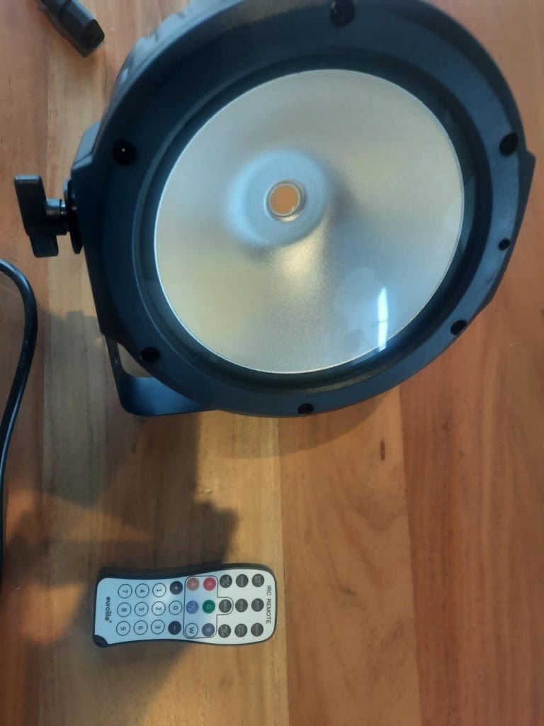 2x Led Floor spot Eurolite SLS-30 met afstandsbediening, Muziek en Instrumenten, Licht en Laser, Ophalen, Zo goed als nieuw, Licht