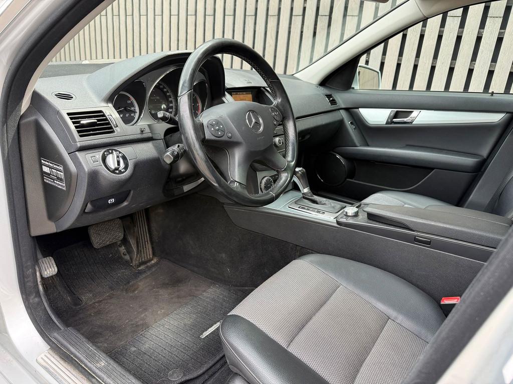 Mercedes-Benz C-klasse Estate 200 CDI Avantgarde /Schuifdak, Automaat, Euro 5, 4 cilinders, Leder en Stof