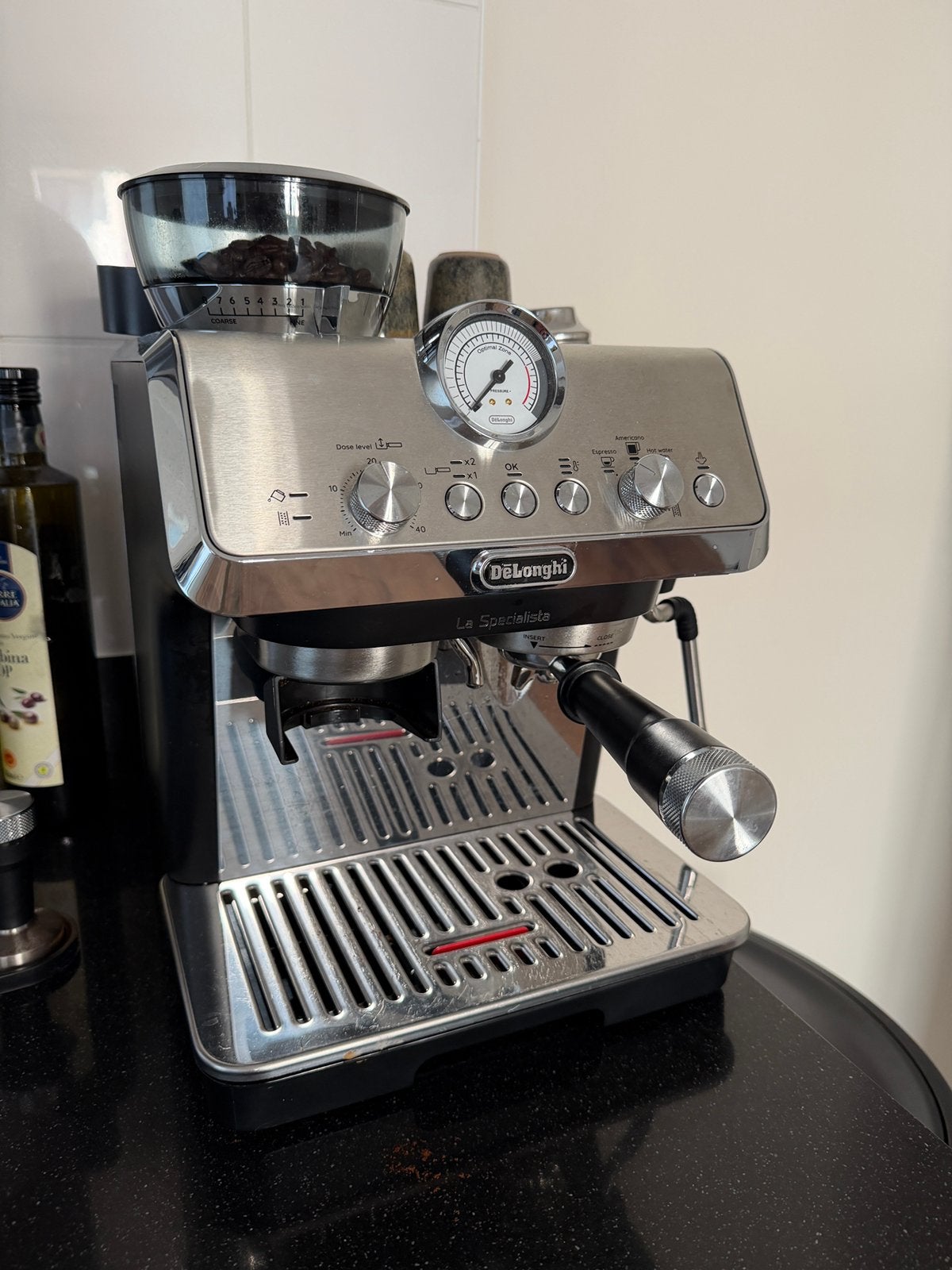 Delonghi La Specialista Arte EC9155MB, Ophalen, Gebruikt, Espresso apparaat, 2 tot 4 kopjes