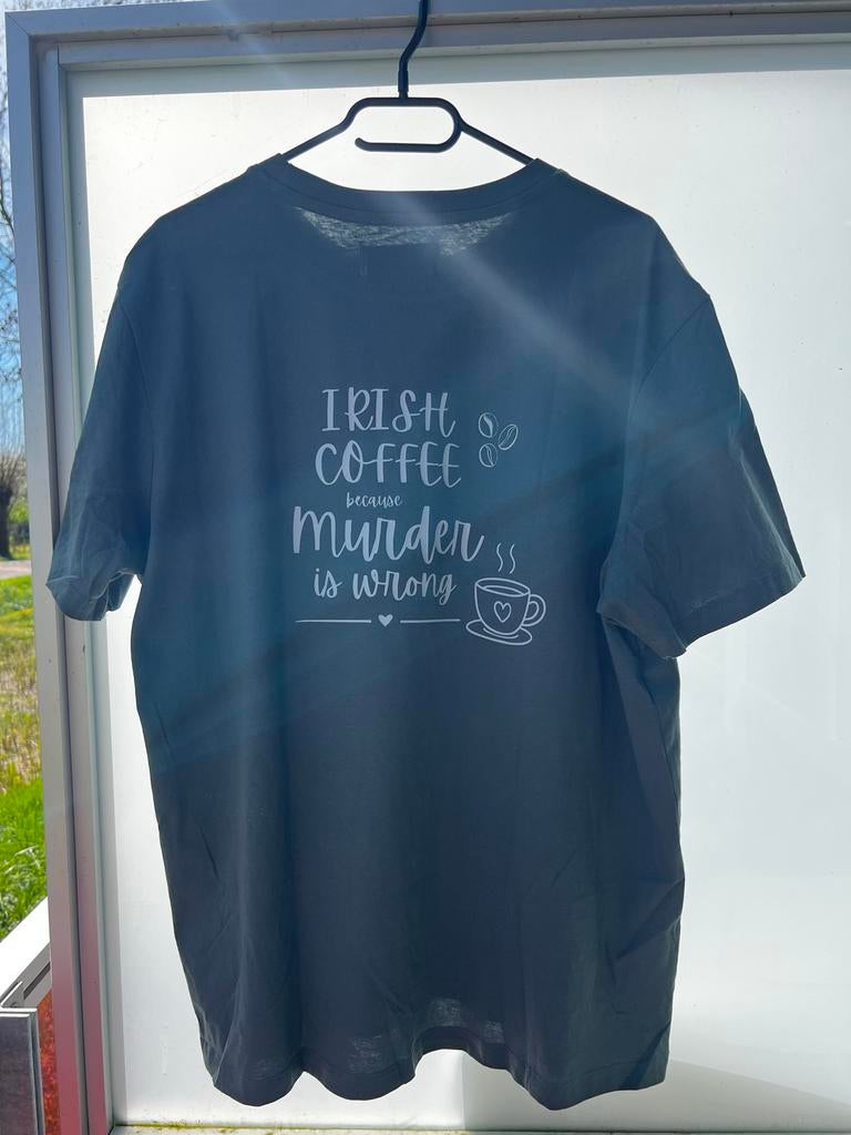 Bedrukte kleding "Irish Coffee" en "Fuck No", Overige kleuren, Nieuw, Korte mouw, Ophalen