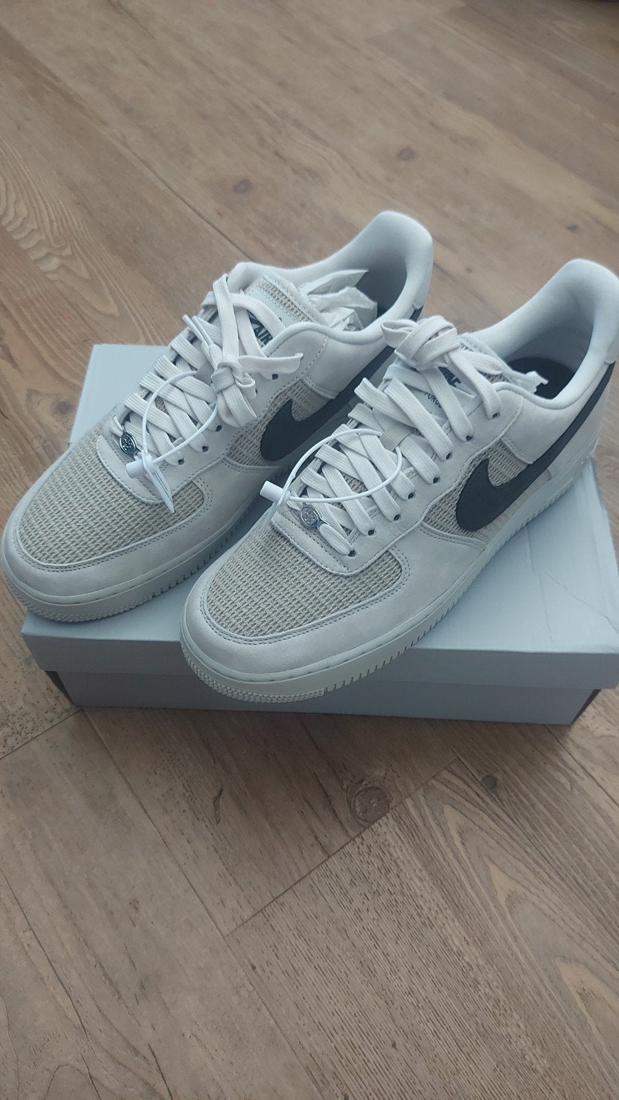 Nieuwe Nike air force 1 Phantom Grey-Creme maat 44, Ophalen of Verzenden, Nieuw, Wit