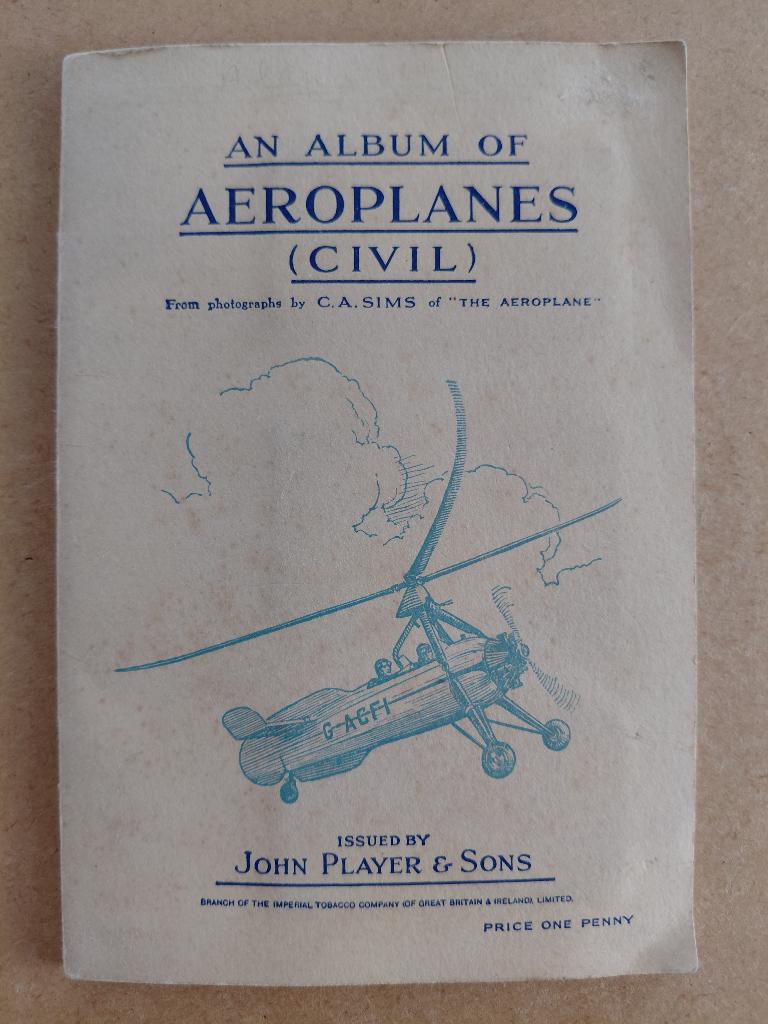 Aeroplanes (civil) compleet album 50 cigarette cards 1935, Ophalen, Gebruikt, Overige typen