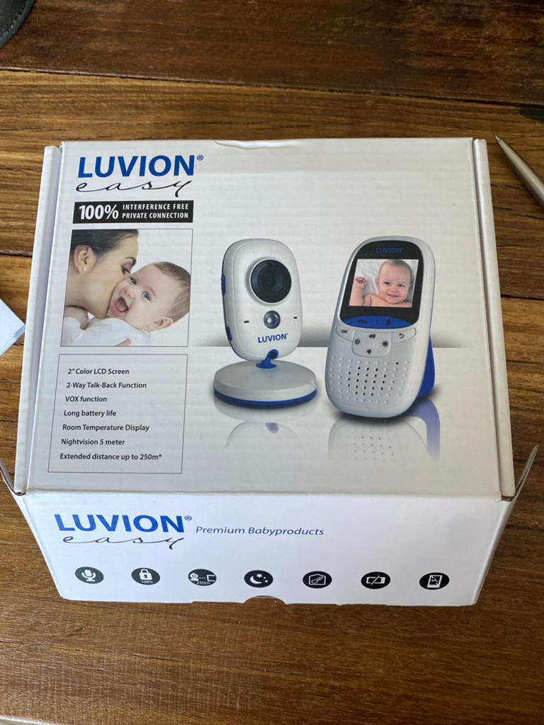 Luvion Easy Babyfoon met Camera en Terugspreekfunctie, Ophalen of Verzenden, Zo goed als nieuw, 250 meter of meer, Camera