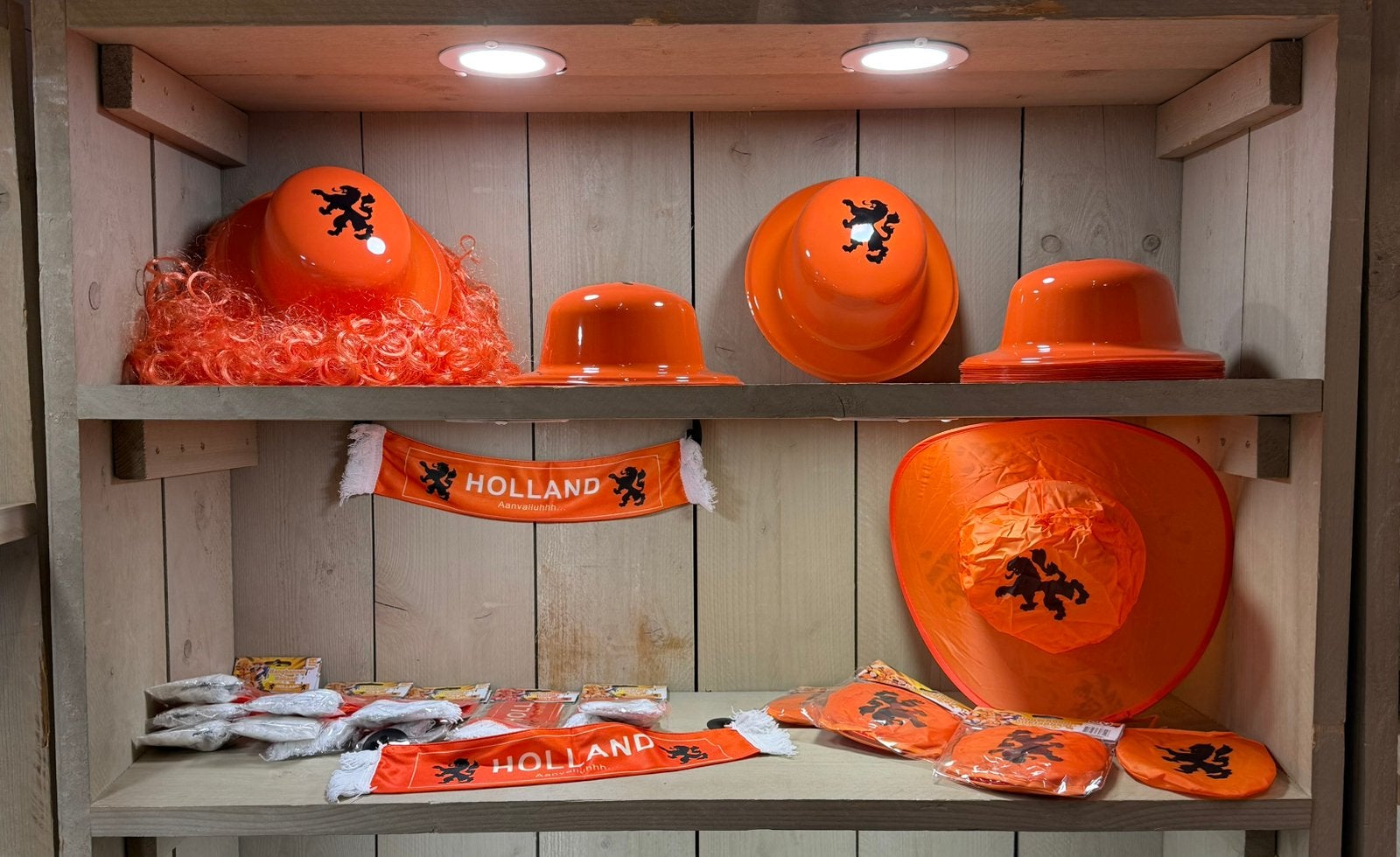 Partij Holland artikelen, Ophalen, Nieuw, Oranje of Koningsdag
