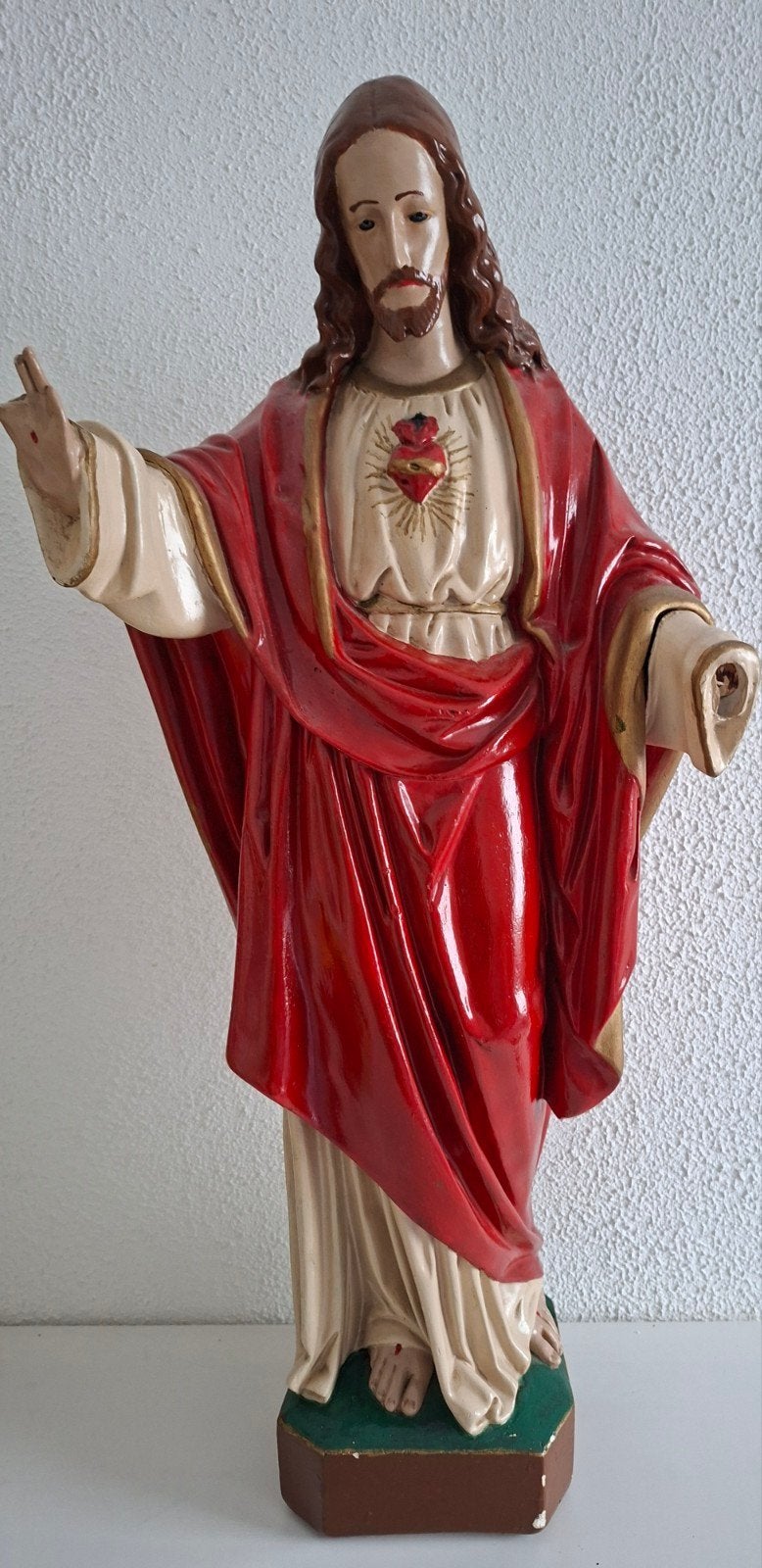 Heilige Hart beeld, Ophalen