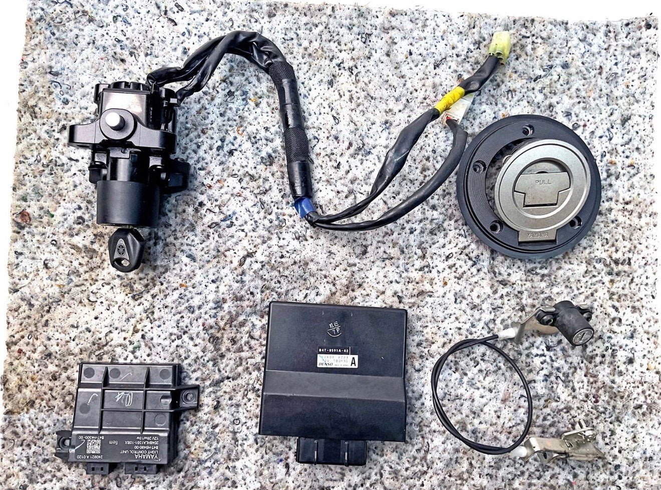 Yamaha Tracer 7 2022 Complete slotenset + ECU + sleutel, Motoren, Ophalen, Gebruikt