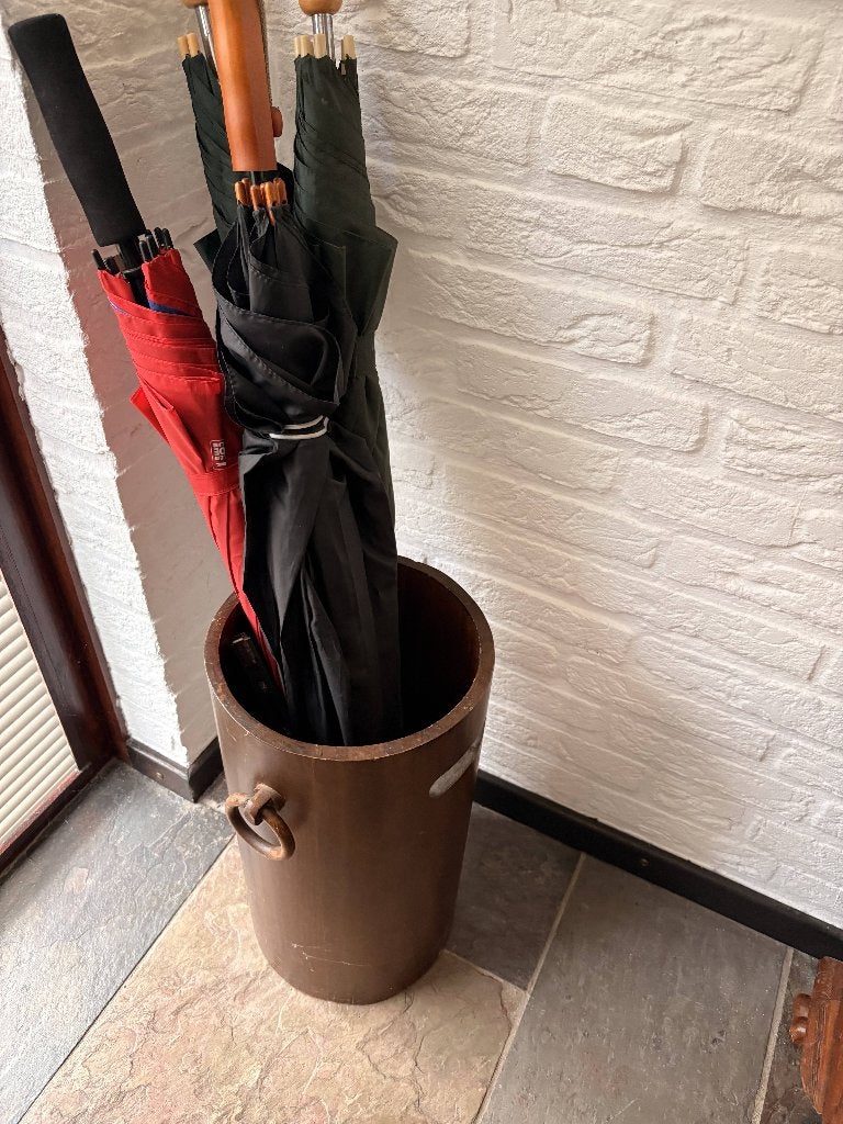 Paraplubak, Ophalen, Gebruikt, Hout