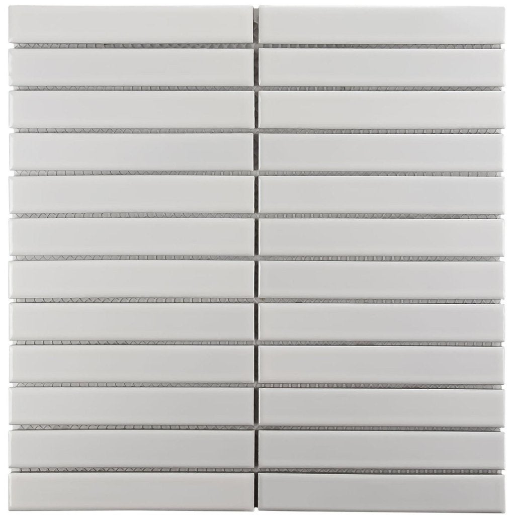 0.45m2 kitkat tegel The Mosaic Factory Sevilla wit mat, Ophalen, Nieuw, Minder dan 20 cm, Minder dan 20 cm