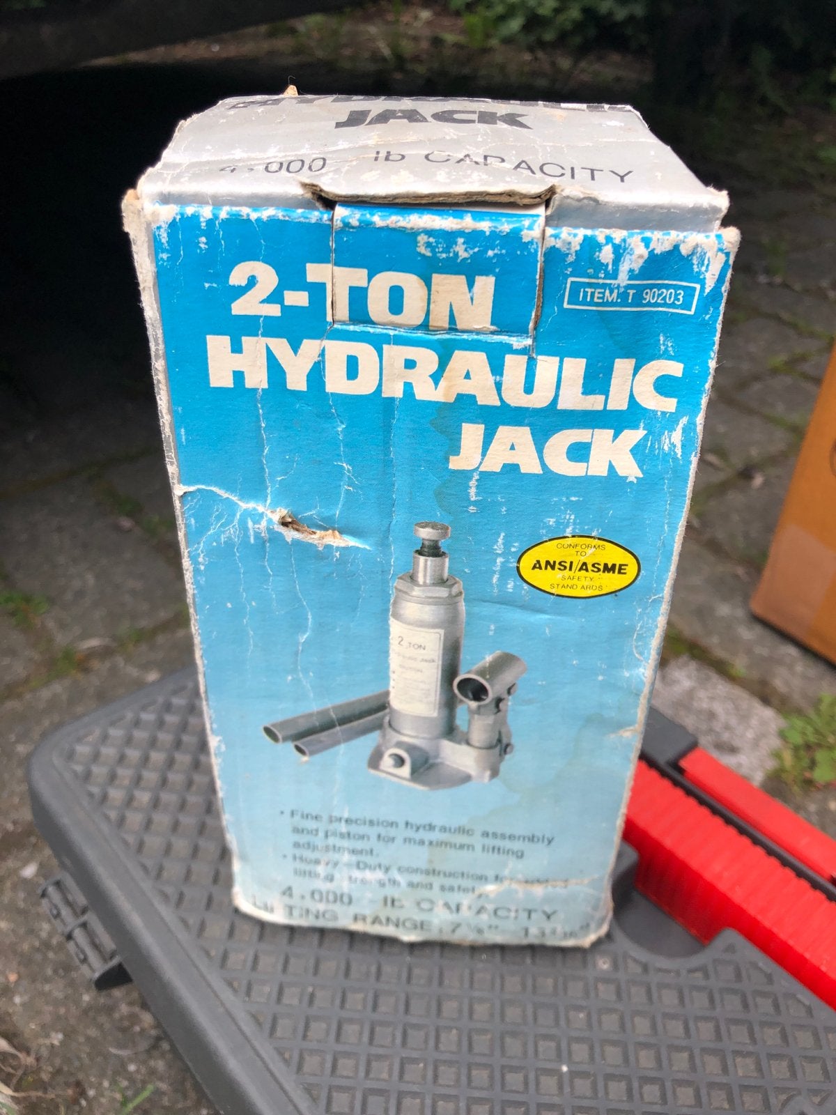 2-Ton Hydraulische Krik - in Doos, Ophalen of Verzenden, Gebruikt, Hydraulisch, Potkrik